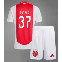 Maglie da calcio Ajax Josip Sutalo #37 Prima Maglia Bambino 2024-25 Manica Corta (+ Pantaloni corti)